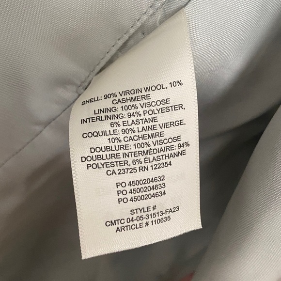 Wilfred The Cacoon Coat New-Virgin Wool, Size L, Heather Light Grey - Picture 8 of 16